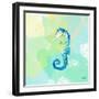 Watercolor Sea Creatures IV-Julie DeRice-Framed Art Print