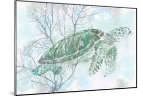 Watercolor Sea Turtle I-Studio W-Mounted Art Print