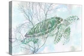 Watercolor Sea Turtle I-Studio W-Stretched Canvas