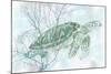 Watercolor Sea Turtle I-Studio W-Mounted Art Print