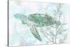 Watercolor Sea Turtle II-Studio W-Stretched Canvas