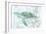 Watercolor Sea Turtle II-Studio W-Framed Art Print