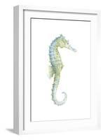 Watercolor Seahorse I-Megan Meagher-Framed Art Print