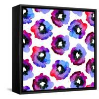 Watercolor Seamless Pattern.-Vodoleyka-Framed Stretched Canvas