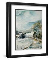 Watercolor Sechery 1107-Pol Ledent-Framed Art Print