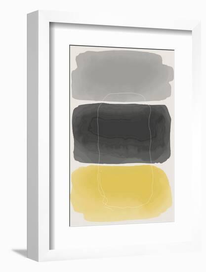 Watercolor Shapes Series #3-jay stanley-Framed Photographic Print