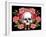 Watercolor Skull with Guns and Roses-tanycya-Framed Art Print