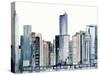 Watercolor Skyline I-Victoria Barnes-Stretched Canvas