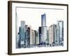 Watercolor Skyline I-Victoria Barnes-Framed Art Print