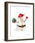 Watercolor Snowman II-Lanie Loreth-Framed Art Print