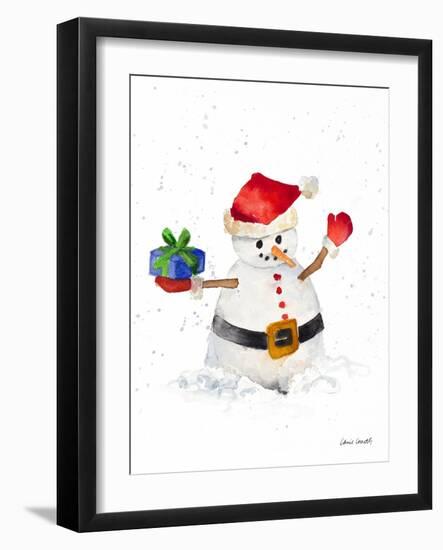 Watercolor Snowman II-Lanie Loreth-Framed Art Print