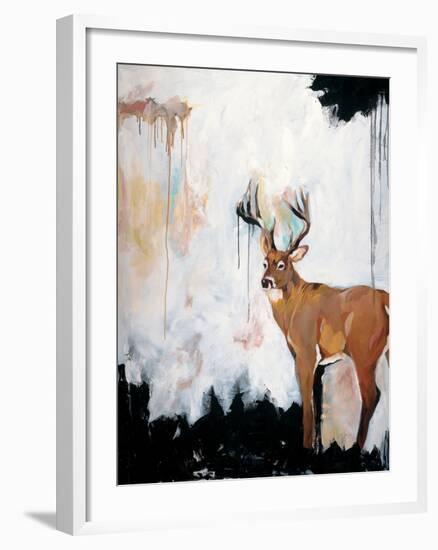 Watercolor Stag-Brooke Tangney-Framed Art Print