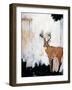 Watercolor Stag-Brooke Tangney-Framed Art Print