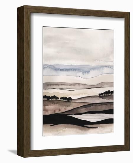 Watercolor Strata I-Grace Popp-Framed Art Print