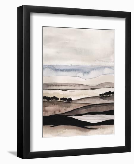 Watercolor Strata I-Grace Popp-Framed Art Print