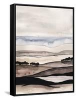 Watercolor Strata I-Grace Popp-Framed Stretched Canvas