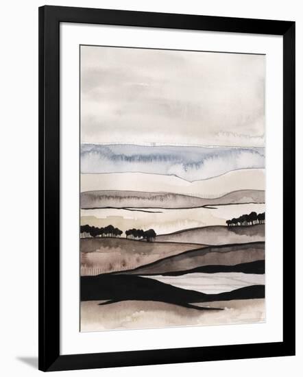 Watercolor Strata I-Grace Popp-Framed Art Print