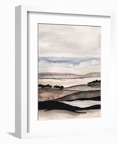 Watercolor Strata I-Grace Popp-Framed Premium Giclee Print