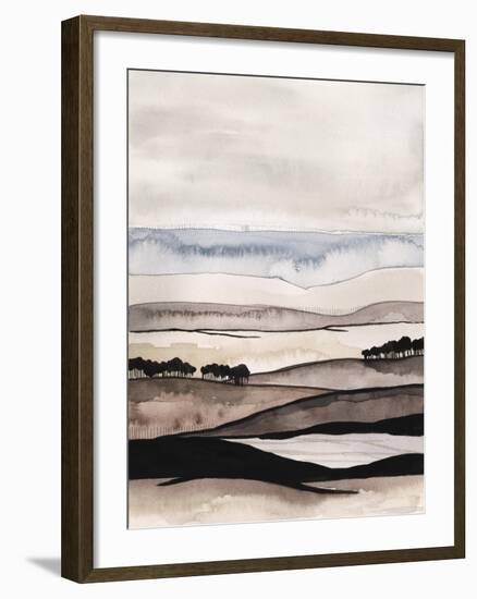 Watercolor Strata I-Grace Popp-Framed Art Print