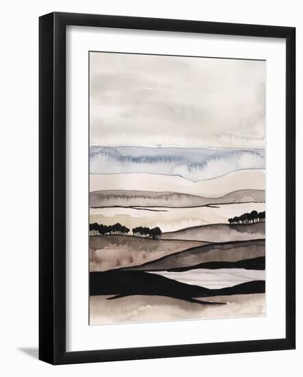 Watercolor Strata I-Grace Popp-Framed Art Print