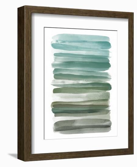 Watercolor Stripes A-THE Studio-Framed Giclee Print