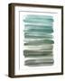 Watercolor Stripes A-THE Studio-Framed Giclee Print