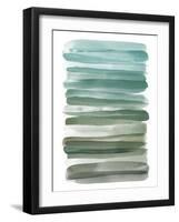 Watercolor Stripes A-THE Studio-Framed Giclee Print