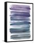 Watercolor Stripes B-THE Studio-Framed Stretched Canvas