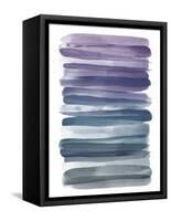 Watercolor Stripes B-THE Studio-Framed Stretched Canvas