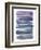 Watercolor Stripes B-THE Studio-Framed Giclee Print