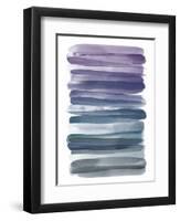 Watercolor Stripes B-THE Studio-Framed Giclee Print