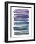 Watercolor Stripes B-THE Studio-Framed Giclee Print