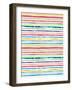 Watercolor Stripes Multi-Ninola Designs-Framed Art Print
