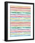 Watercolor Stripes Multi-Ninola Designs-Framed Art Print