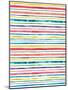 Watercolor Stripes Multi-Ninola Designs-Mounted Art Print