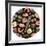 Watercolor Sushi Circle - Japan-Maria Mirnaya-Framed Art Print