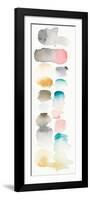 Watercolor Swatch Panel I-Elyse DeNeige-Framed Premium Giclee Print