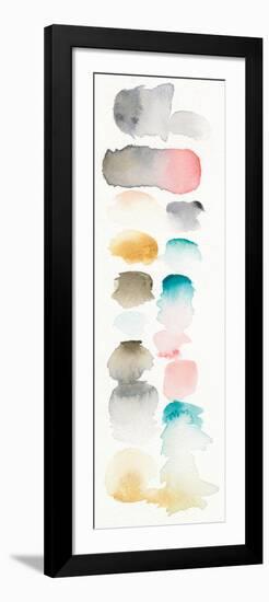 Watercolor Swatch Panel I-Elyse DeNeige-Framed Premium Giclee Print