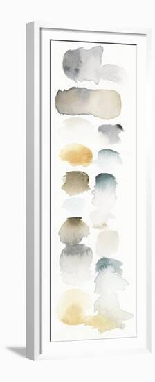 Watercolor Swatch Panel Neutral I-Elyse DeNeige-Framed Premium Giclee Print