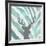 Watercolor Teal Zebra I-Patricia Pinto-Framed Art Print