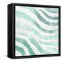 Watercolor Teal Zebra II-Patricia Pinto-Framed Stretched Canvas