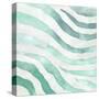 Watercolor Teal Zebra II-Patricia Pinto-Stretched Canvas