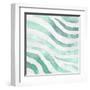 Watercolor Teal Zebra II-Patricia Pinto-Framed Art Print