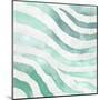 Watercolor Teal Zebra II-Patricia Pinto-Mounted Art Print