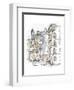 Watercolor Travel Sketchbook I-Ethan Harper-Framed Art Print