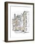 Watercolor Travel Sketchbook I-Ethan Harper-Framed Art Print