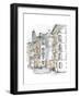 Watercolor Travel Sketchbook I-Ethan Harper-Framed Art Print