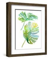 Watercolor Tropical 1-Mary Escobedo-Framed Art Print