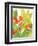 Watercolor Tropical Flowers IV-Tim OToole-Framed Art Print