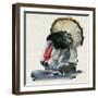 Watercolor Turkey II-Jennifer Parker-Framed Art Print